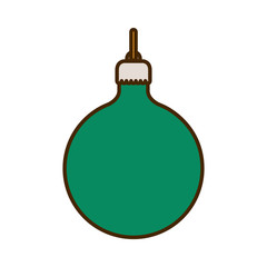 christmas ball hanging isolated icon