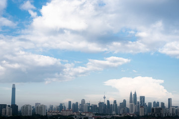 Obraz premium Kuala Lumpur cityscape in the morning atmosphere
