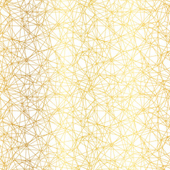 Golden yellow network web texture seamless pattern. Great for modern wallpaper, backgrounds, invitations, packaging design projects. Surface pattern design.