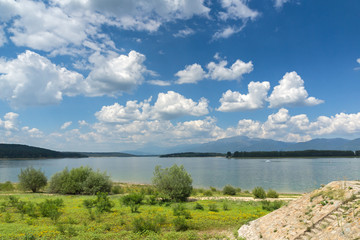 Amazing Summer view of Koprinka Reservoir, Stara Zagora Region, Bulgaria