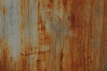 gray brown rusty metal texture from old wall