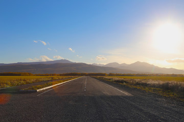 road in mountains