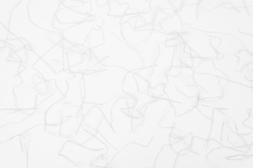 Paper strips from a shredder