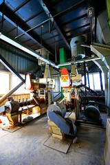 Obraz na płótnie Canvas Machinery manufacturing production workshop