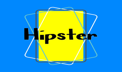 Hipster word on education and motivation concepts. Vector illustration. EPS 10