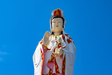 Statue of Guan Yin White