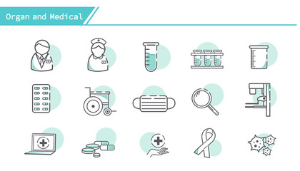 doctor and medical icon