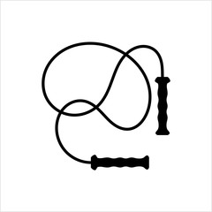 Jump Rope Icon, Jumping Sport Rope