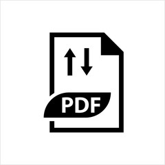 Pdf Icon, Pdf File Icon, Portable Text Graphic File Format