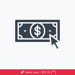 Click Payment (Electronic) Icon / Vector