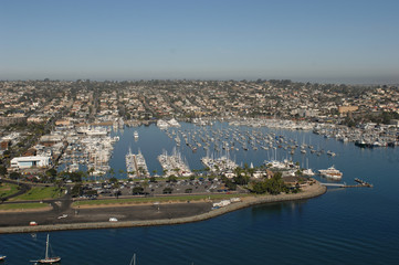 america's cup harbor in san diego california