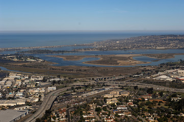 mission bay from air