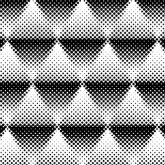 Black and white halftone background vector