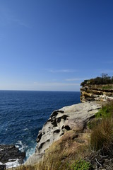 watson bay in a blue sky day