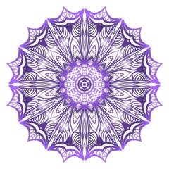 Mandala. for design, greeting card, invitation, coloring book. Arabic, Indian, motifs. Vector illustration.