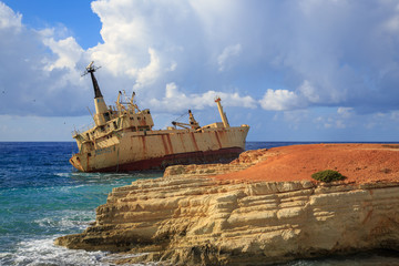 the ship broke