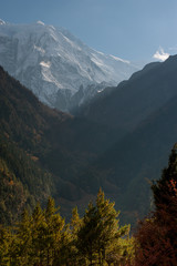 Fototapeta premium High ice mountain in Nepal