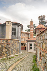 Fototapeta na wymiar Anadoluhisari old houses at uskudar, Turkey