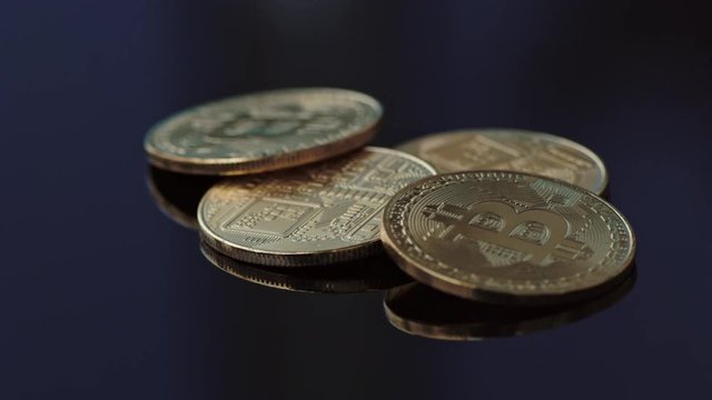 Currency concept - cryptocurrency, bitcon