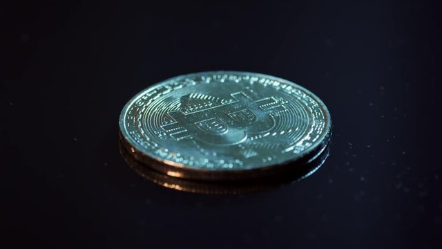 Currency concept - cryptocurrency, bitcon
