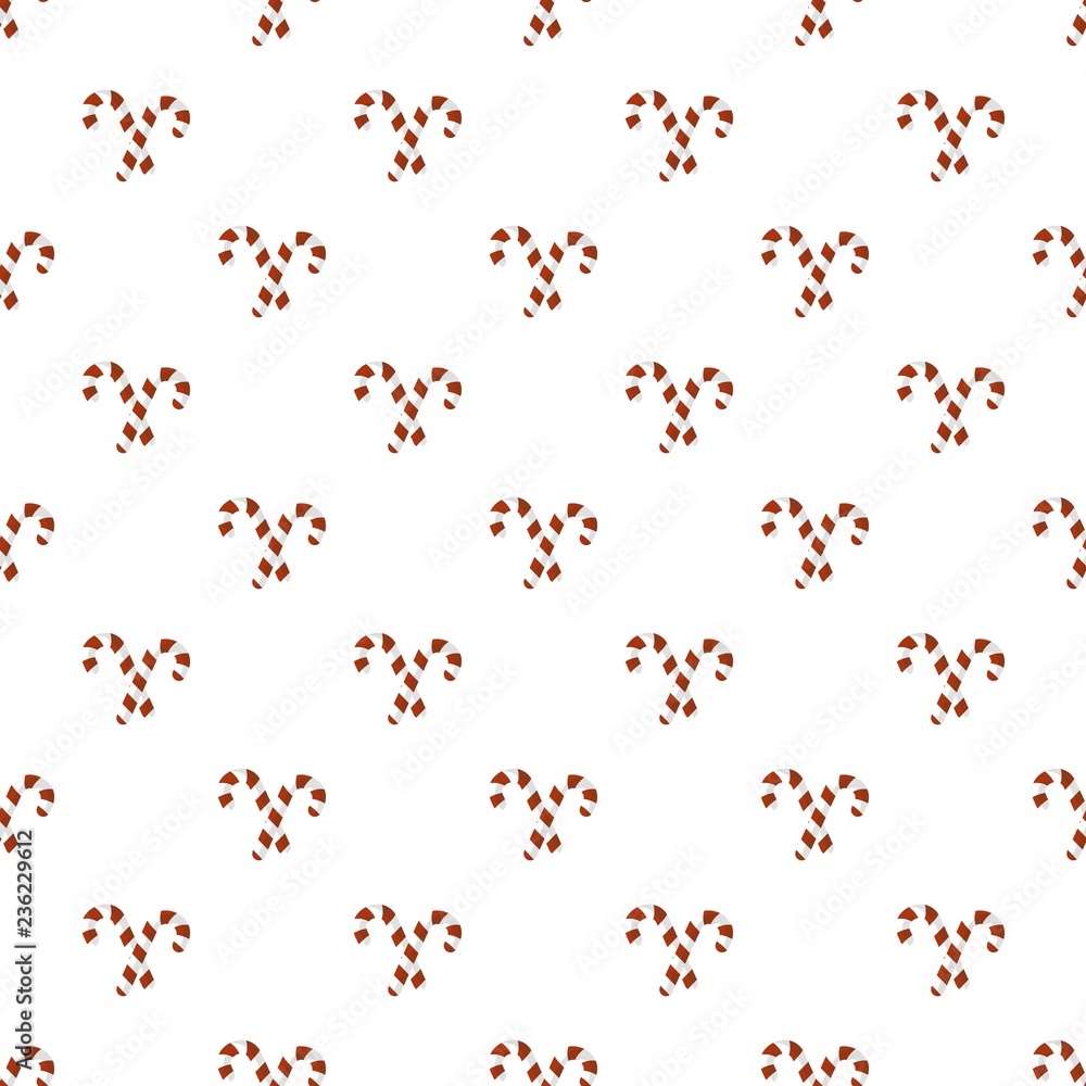 Poster xmas candy stick pattern seamless vector repeat for any web design