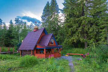 A holy spring in honor of the Nativity of the Most Holy Mother of God, Russia.