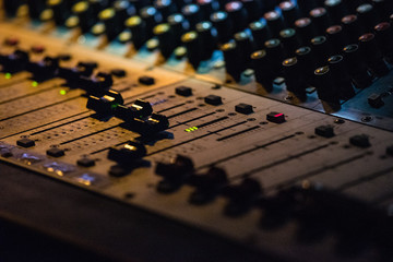 mixing desk sound mixer