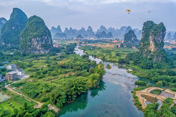 The beautiful Yulong river