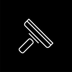 Window Washing Cleaning logo or icon on dark background
