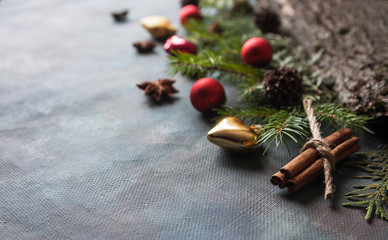 Happy Christmas. The concept of postcards, Christmas greetings, Christmas articles. Christmas...