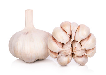Garlic isolated on white background