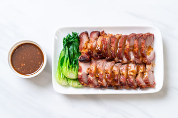 roast barbecue red pork