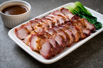 roast barbecue red pork
