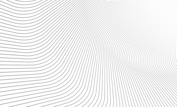 Vector Illustration Of The Pattern Of Gray Lines On White Background. EPS10.