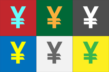 Obraz premium Currency icon. Money. Chinese yuan. Vector illustration.