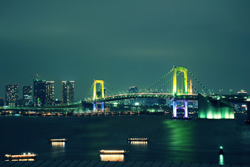Fototapeta na wymiar Tokyo Rainbow Bridge