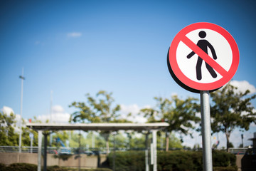 Do not cross sign