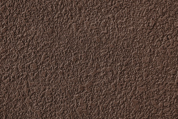 Rough brown cement plastered wall texture