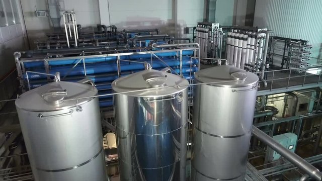 Modern filter system at large beer company
