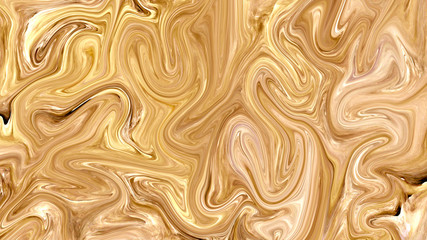 Liquid oil paint wave texture background, - 236245434