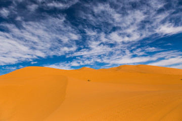 Fototapeta na wymiar Wüste Erg Chebbi in Marokko