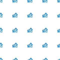 revenue pattern repeat seamless on white background. Editable filled revenue icons from finance collection. dolar growth icon for web and mobile.