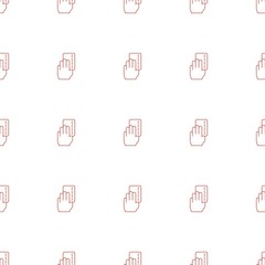 banknote pattern repeat seamless on white background. Editable line banknote icons from e-commerce collection. creadit card payment icon for web and mobile.