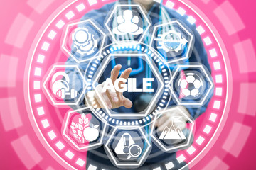 Agile sports lifestyle concept.