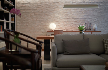 Stylish and simple home interior, 