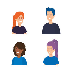 group of people characters