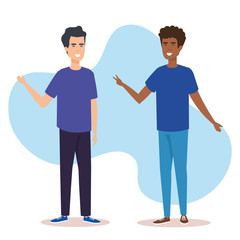 group of men avatars characters