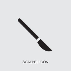 scalpel icon. filled scalpel icon from medicine collection. Use for web, mobile, infographics and UI/UX elements. Trendy scalpel icon.