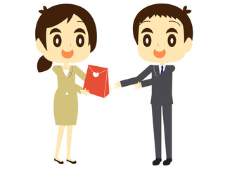 会社員のバレンタイン