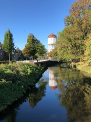 Fototapeta na wymiar The Water tower in Emden